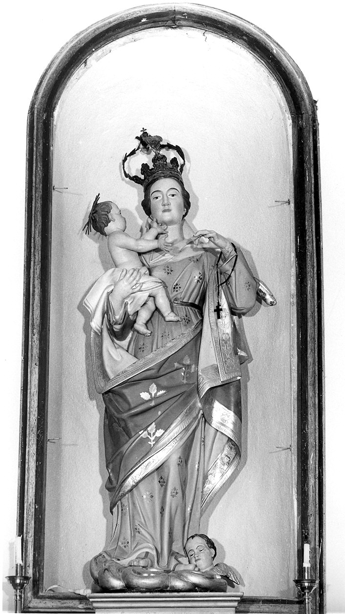 Madonna con Bambino (statua) - ambito piacentino (fine sec. XIX)