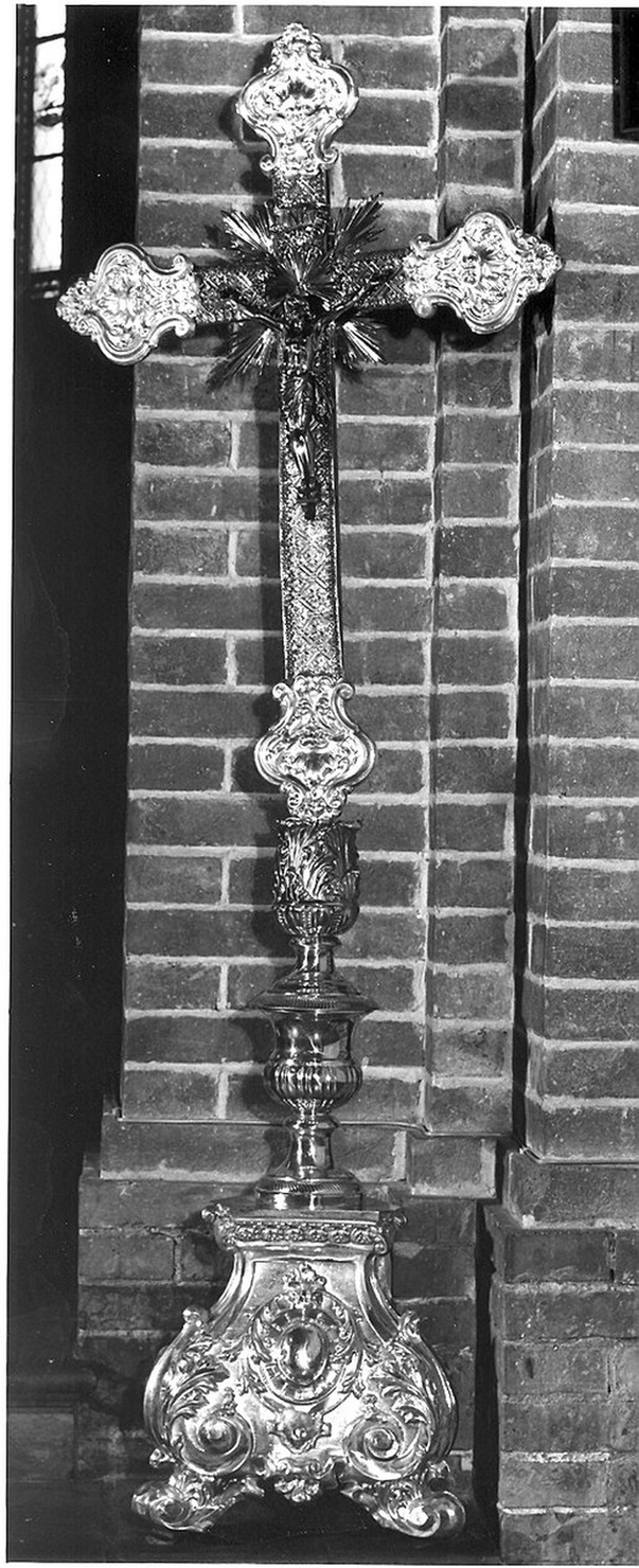 croce d'altare - ambito piacentino (fine sec. XIX)