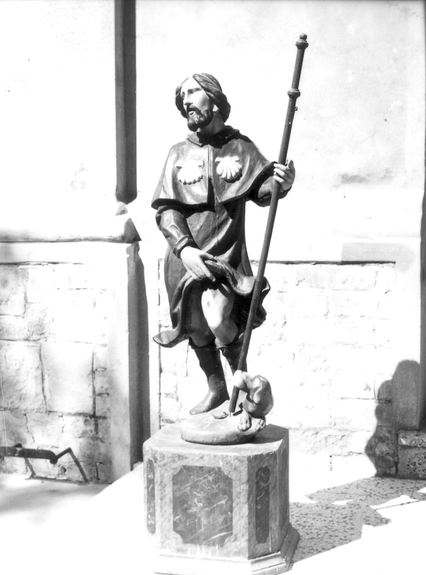 San Rocco (statua) - ambito piacentino (fine sec. XIX)