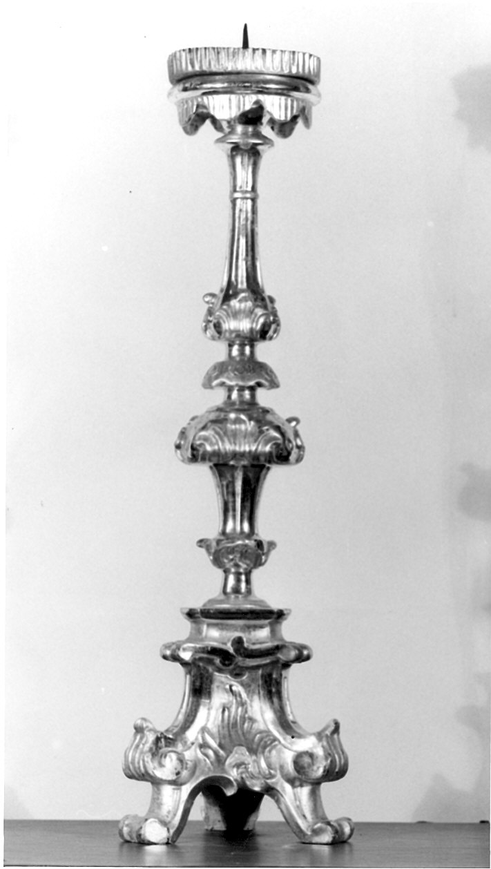 candeliere, serie - ambito piacentino (metà sec. XVIII)