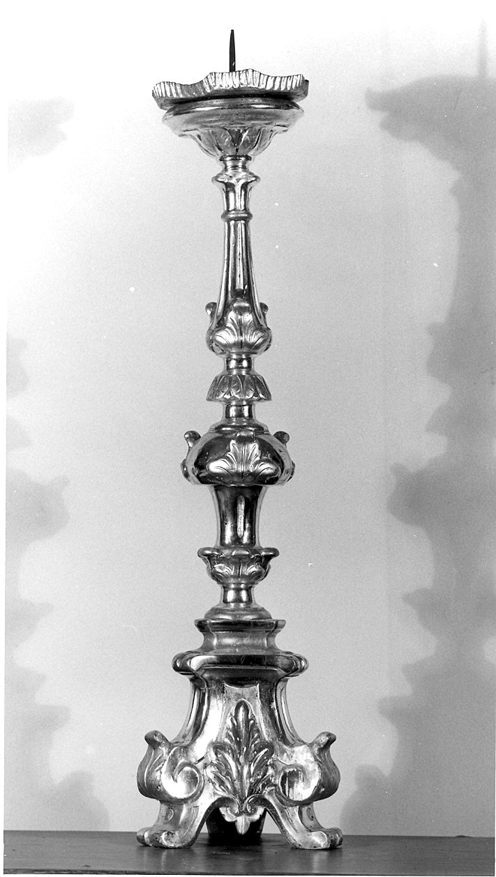 candeliere, serie - ambito piacentino (metà sec. XVIII)