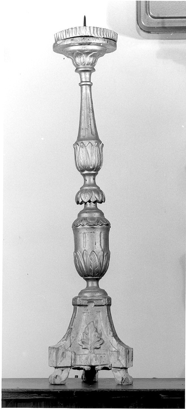 candeliere, serie - ambito piacentino (prima metà sec. XIX)