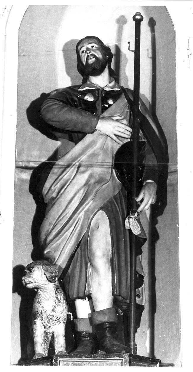 San Rocco (statua) - produzione italiana (metà sec. XX)