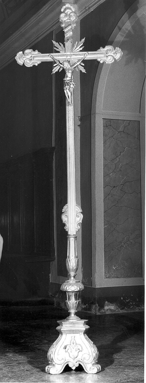 croce d'altare - ambito piacentino (metà sec. XVIII)