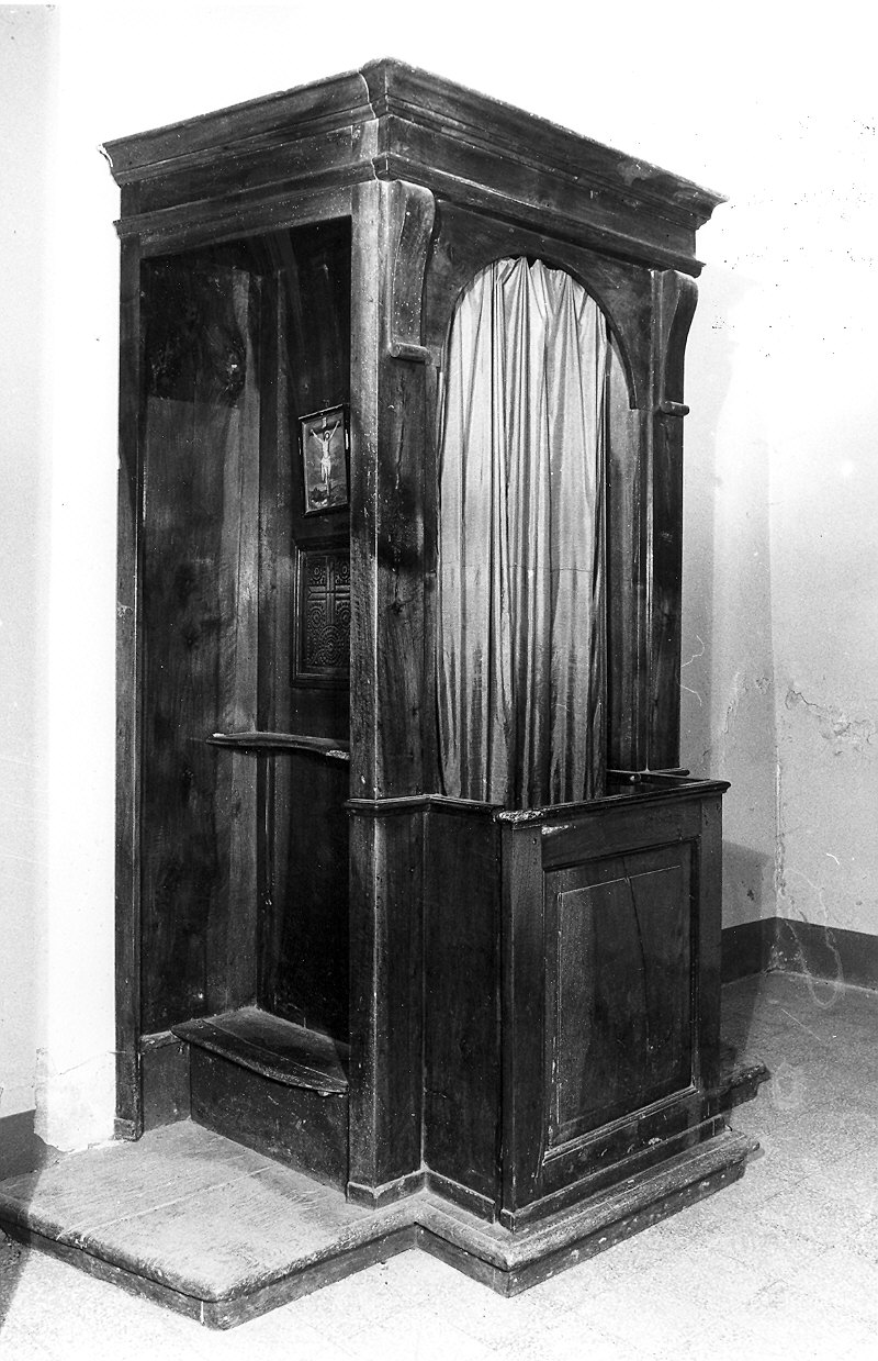 confessionale, coppia - ambito piacentino (sec. XIX)