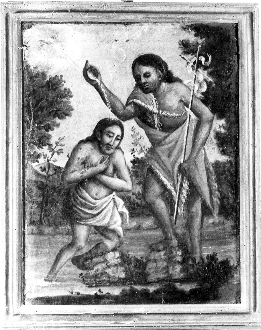 battesimo di Cristo (dipinto) - ambito piacentino (sec. XIX)