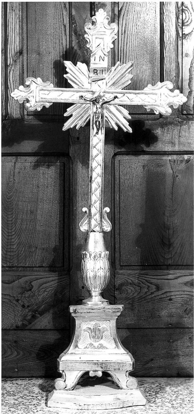 croce d'altare - ambito piacentino (metà sec. XVIII)
