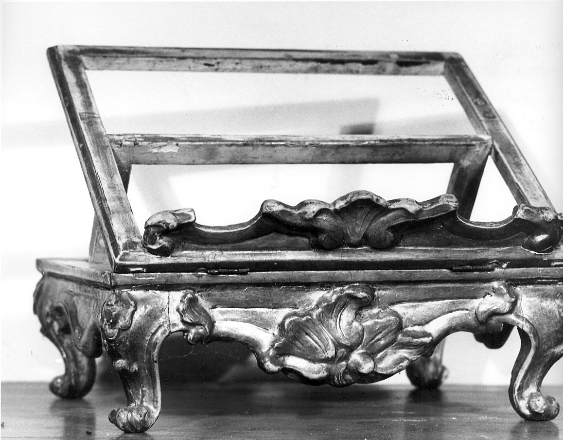 leggio - ambito piacentino (metà sec. XVIII)