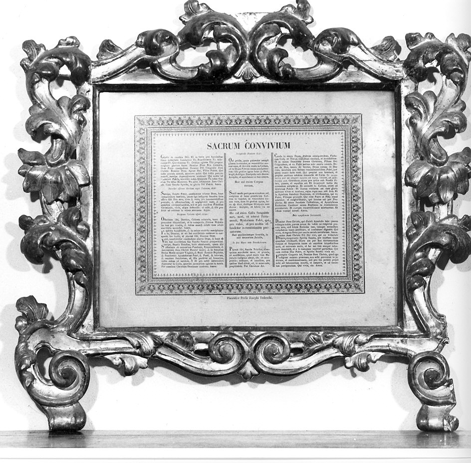 cartagloria, serie - ambito piacentino (metà sec. XVIII)