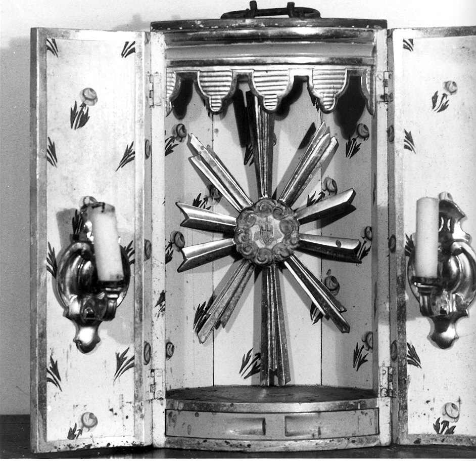 tabernacolo portatile - ambito piacentino (prima metà sec. XX)