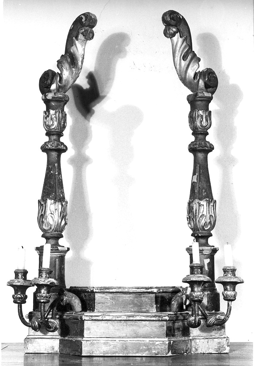 tronetto per esposizione eucaristica - ambito piacentino (sec. XVIII)