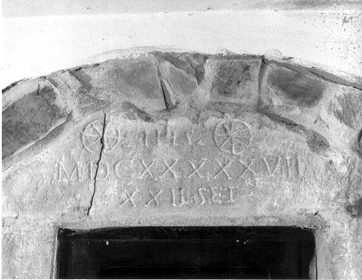 lapide documentaria - ambito italiano (sec. XVII)