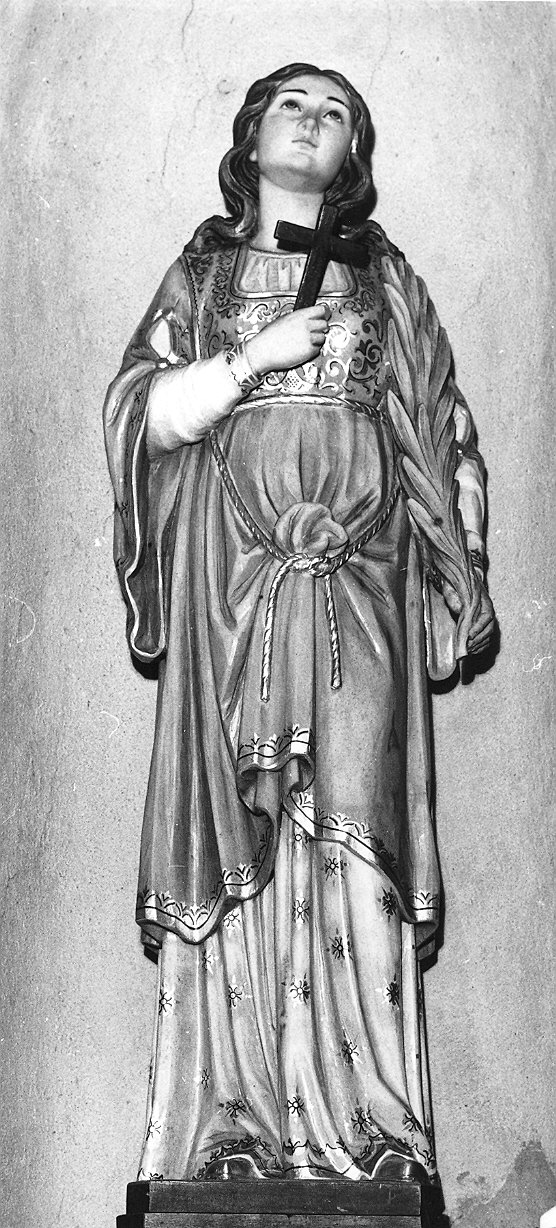 Santa Liberata (statua) - produzione gardenese (metà sec. XX)