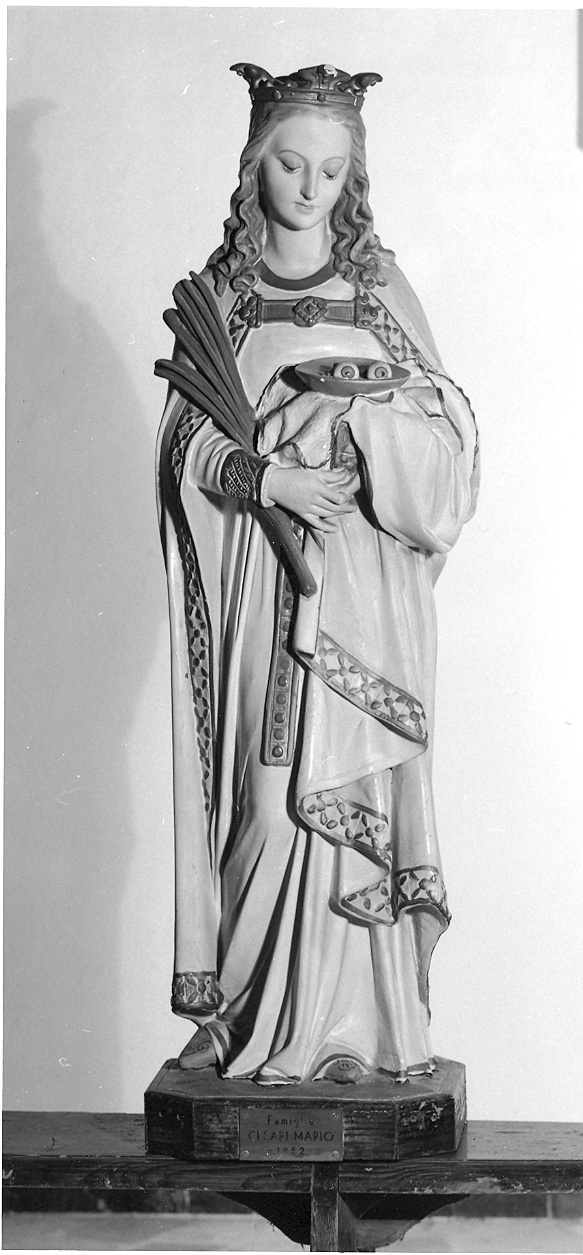 Santa Lucia (statua) - produzione italiana (sec. XX)