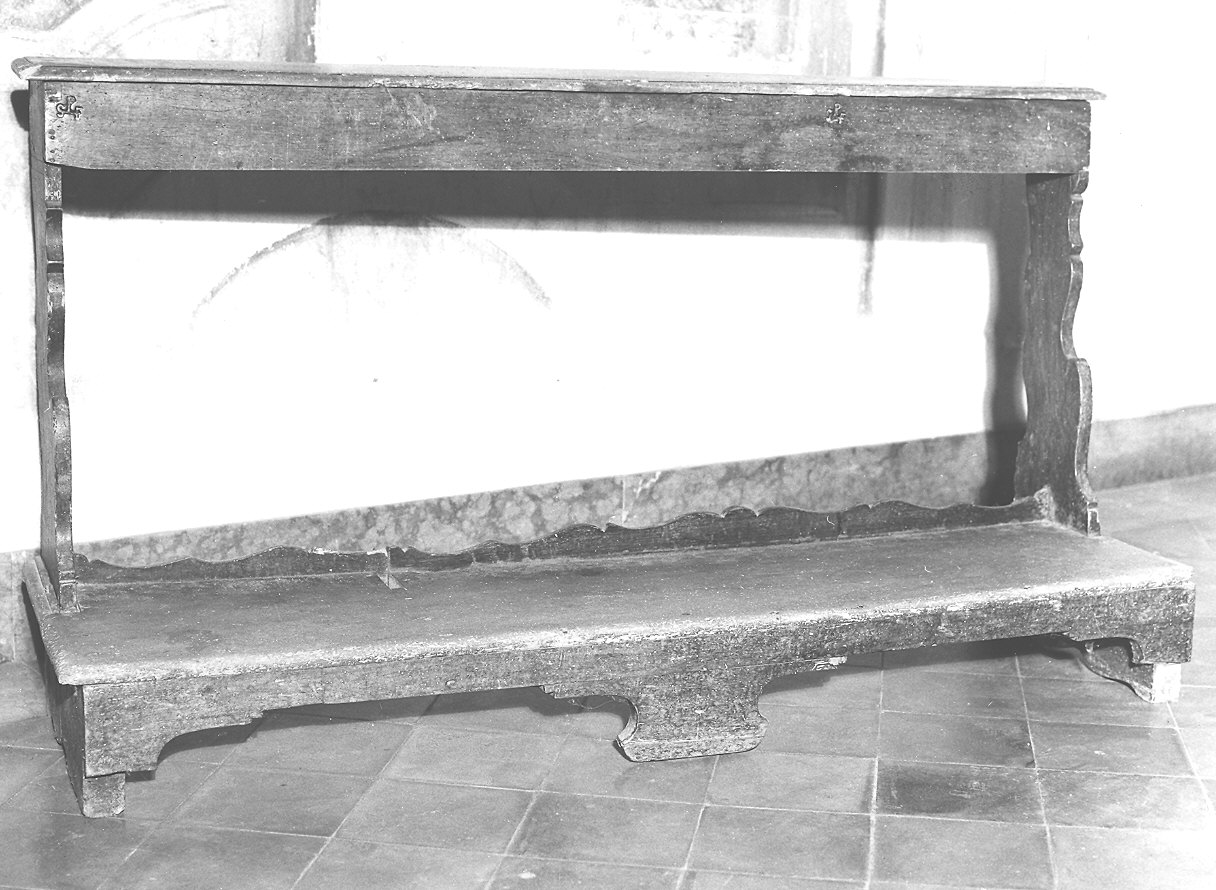banco da chiesa - ambito parmense (sec. XVIII)