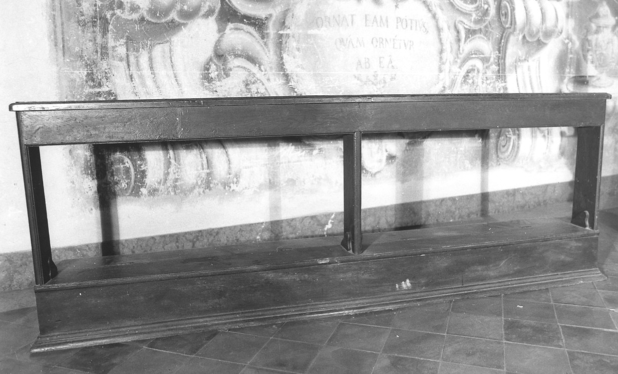 banco da chiesa, serie - ambito parmense (sec. XIX)