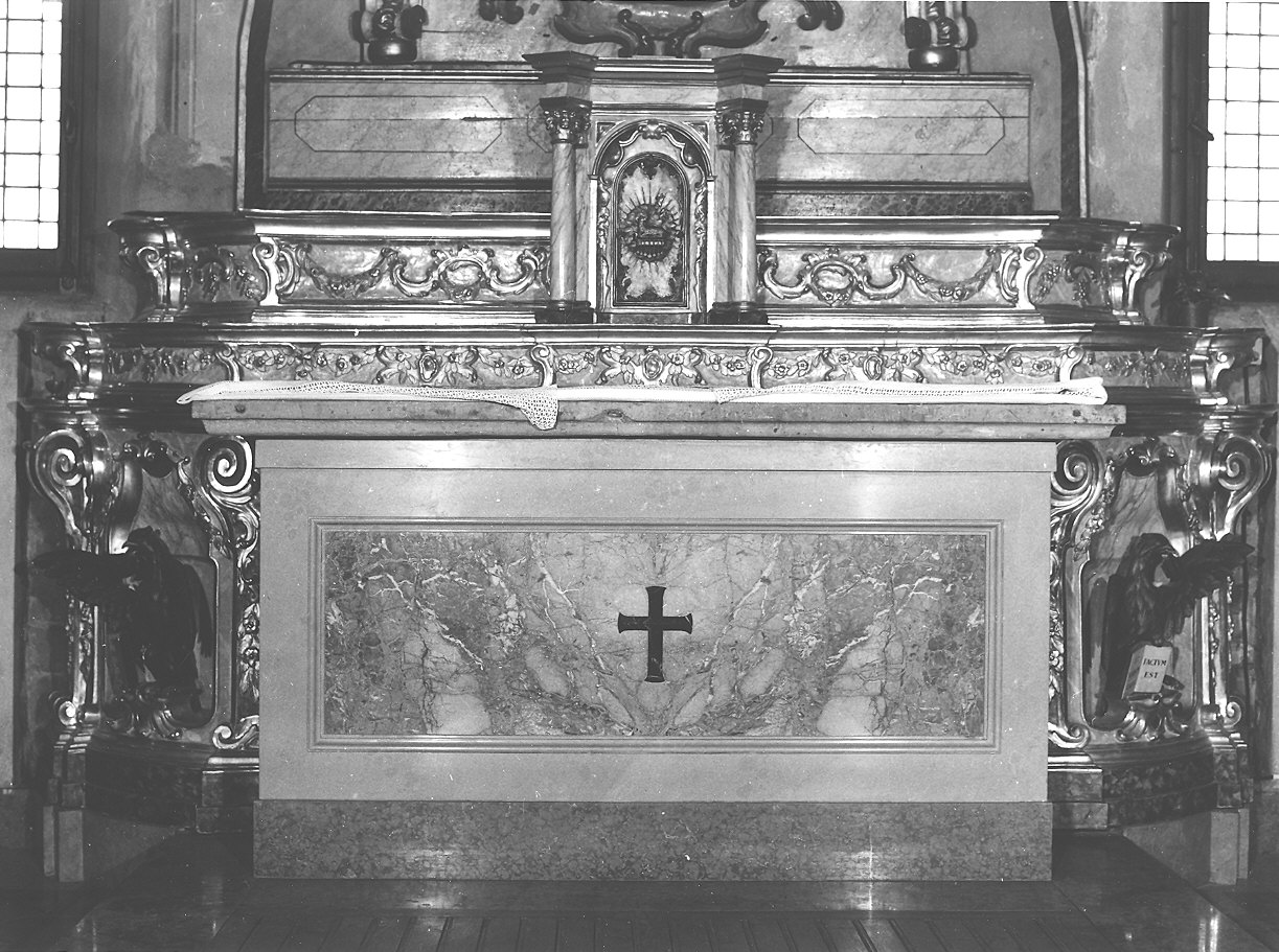 altare - ambito parmense (seconda metà sec. XVIII)