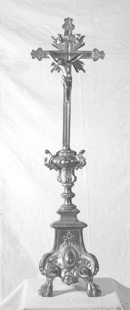 croce d'altare - ambito parmense (seconda metà sec. XIX)