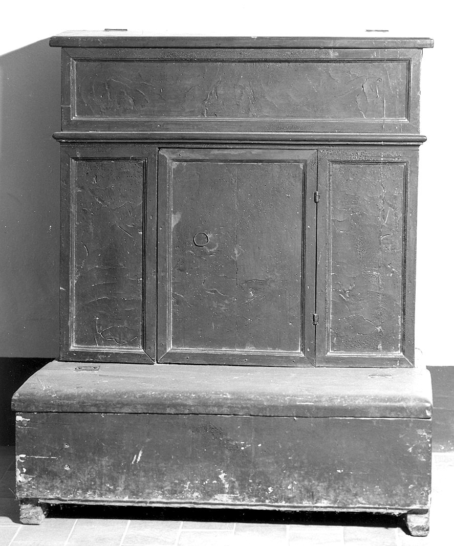 inginocchiatoio - ambito parmense (sec. XIX)