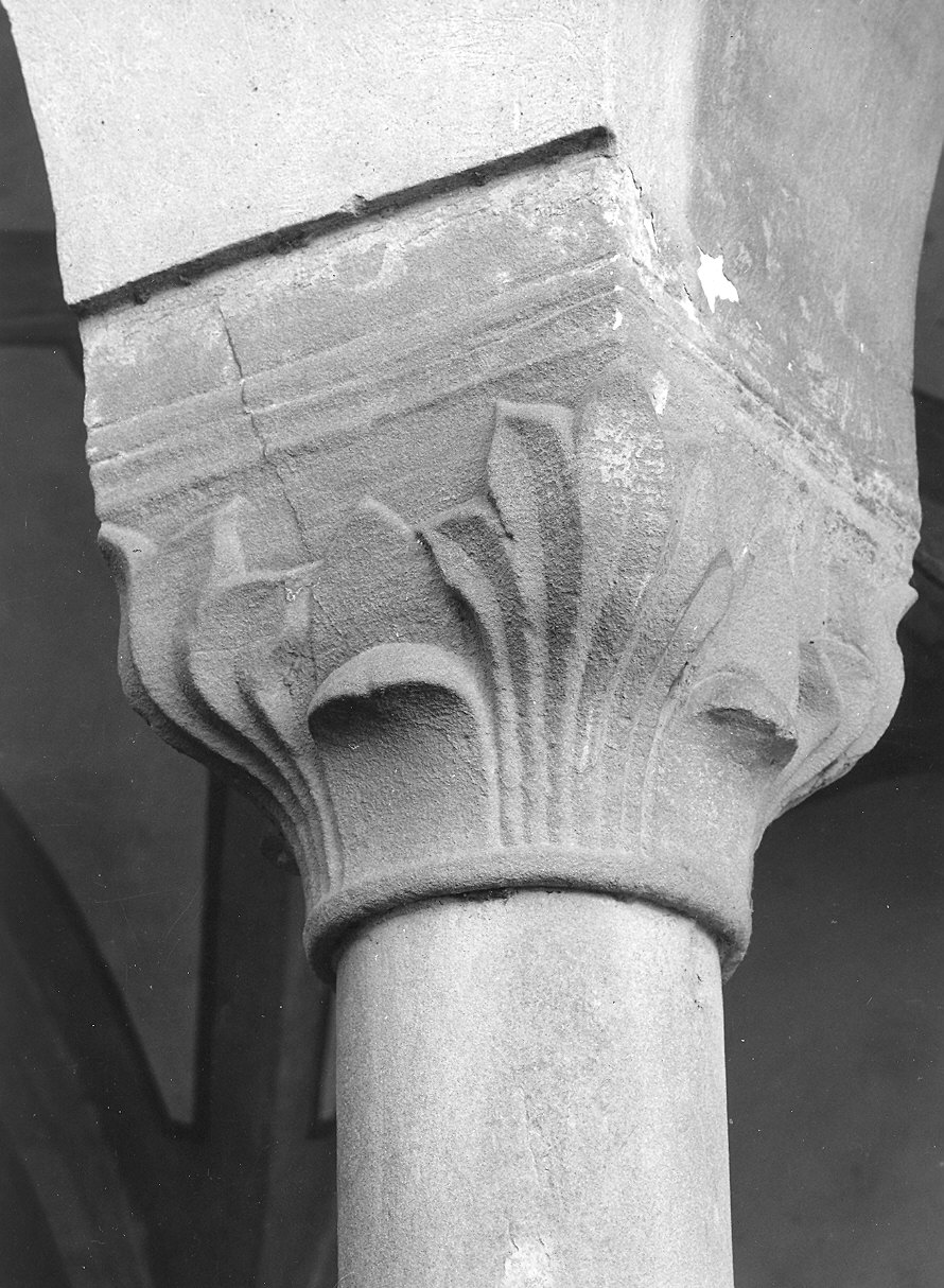 capitello di colonna - ambito parmense (terzo quarto sec. XV)