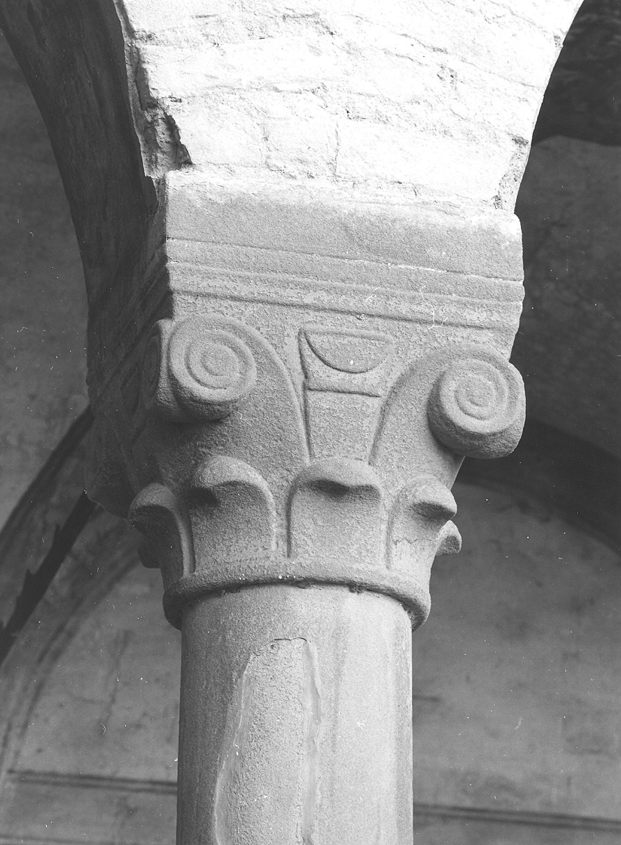 capitello di colonna - ambito parmense (terzo quarto sec. XV)