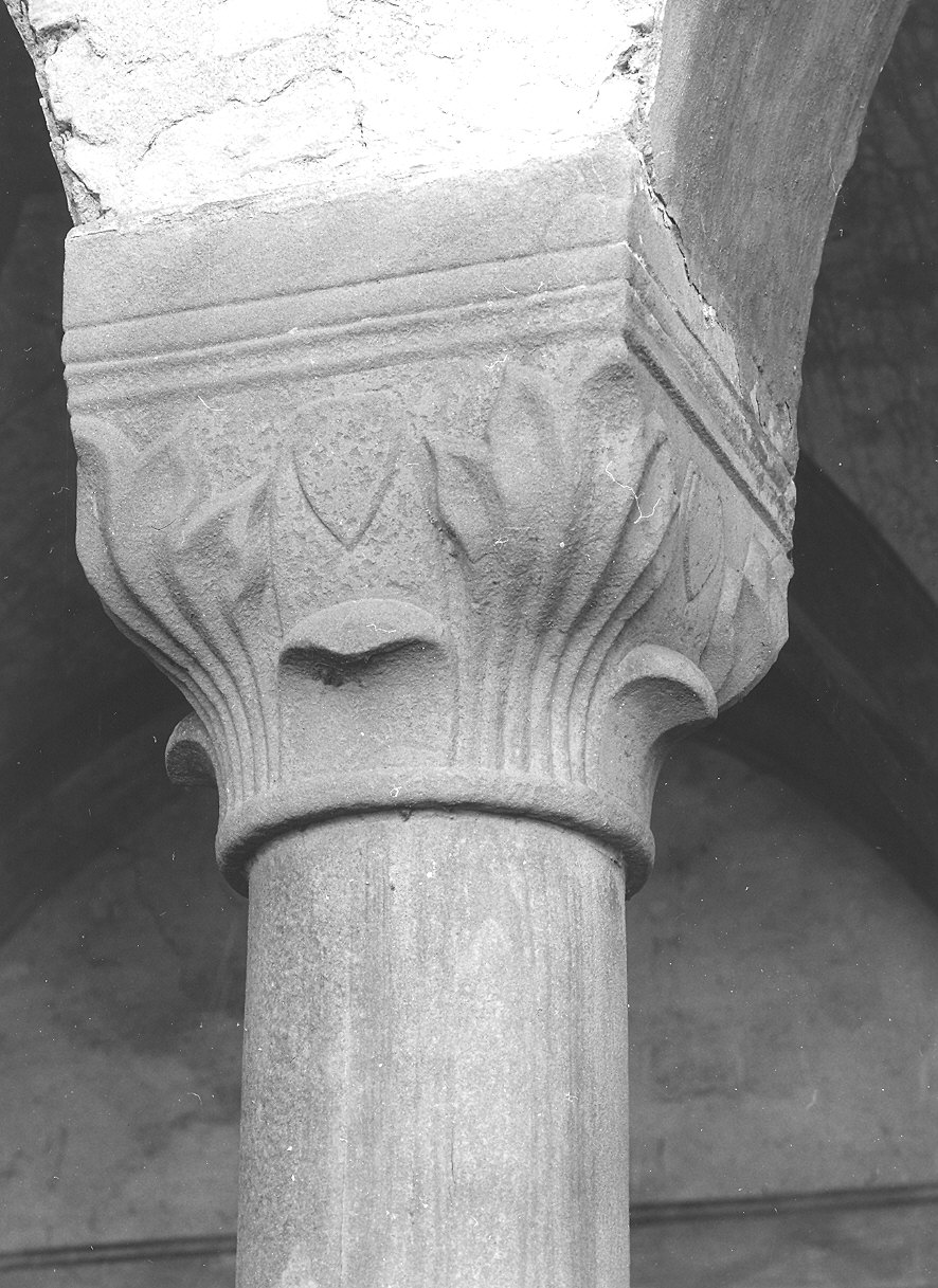 capitello di colonna - ambito parmense (terzo quarto sec. XV)