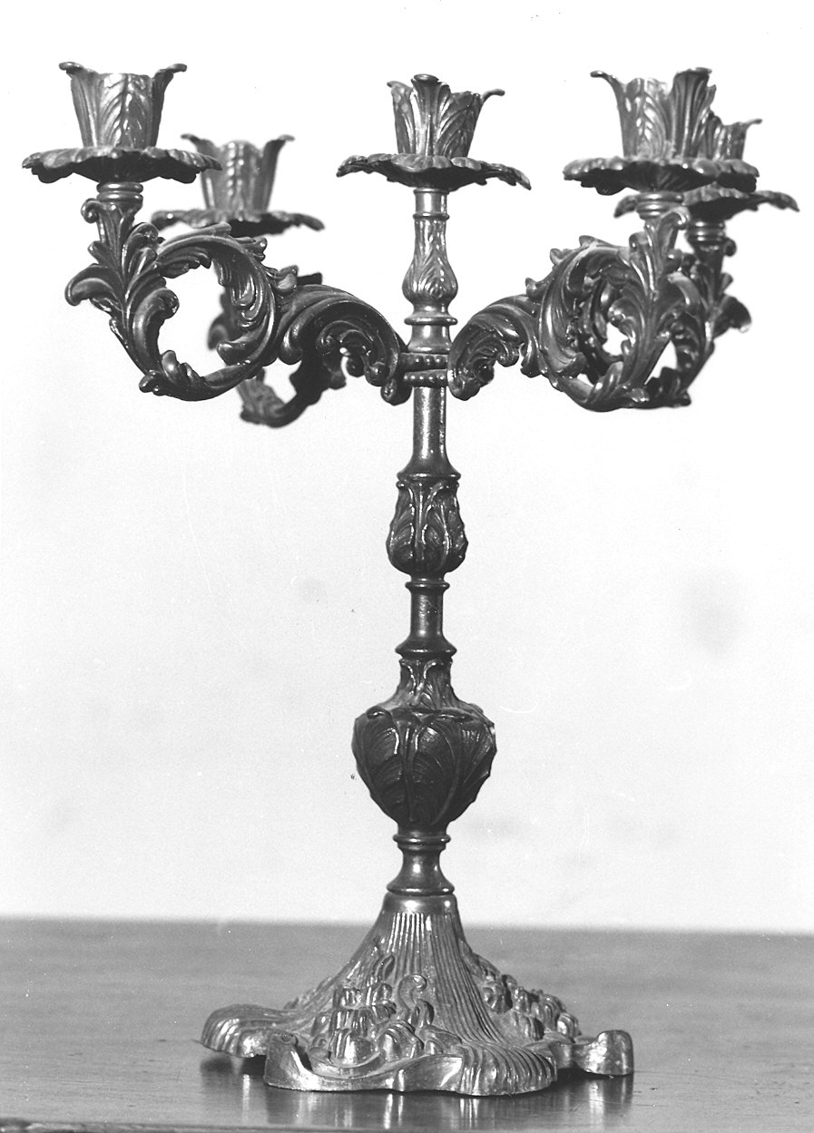 candeliere - produzione Italia settentrionale (ultimo quarto sec. XIX)