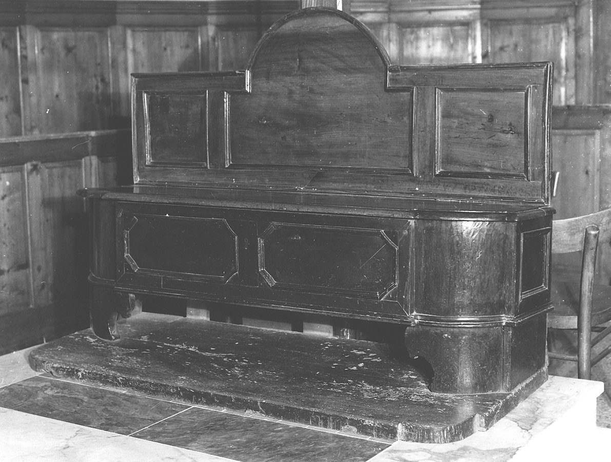 sedile - ambito parmense (seconda metà sec. XIX)