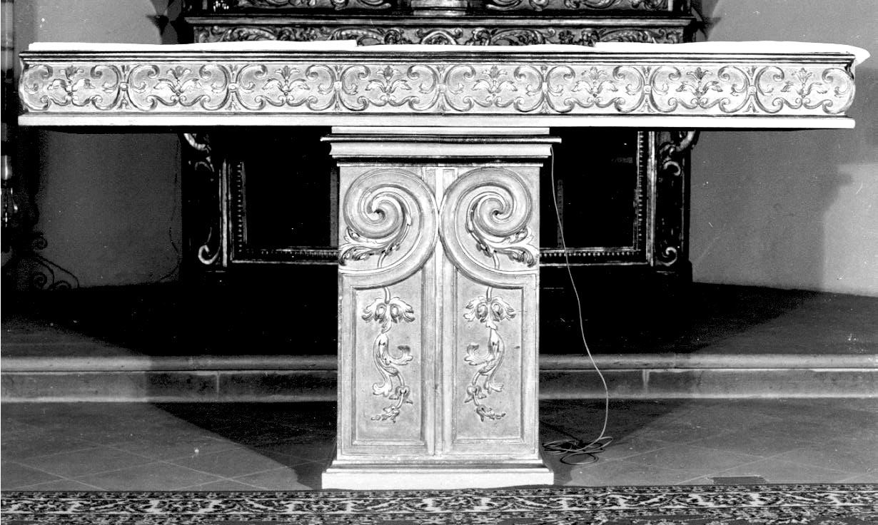 altare - a mensa - ambito parmense (sec. XVIII)