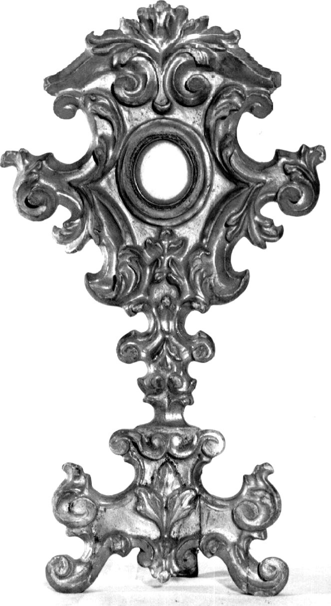 reliquiario - a ostensorio - ambito parmense (sec. XVIII)