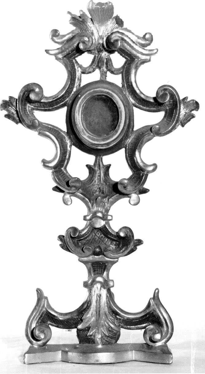 reliquiario - a ostensorio - ambito parmense (sec. XVIII)