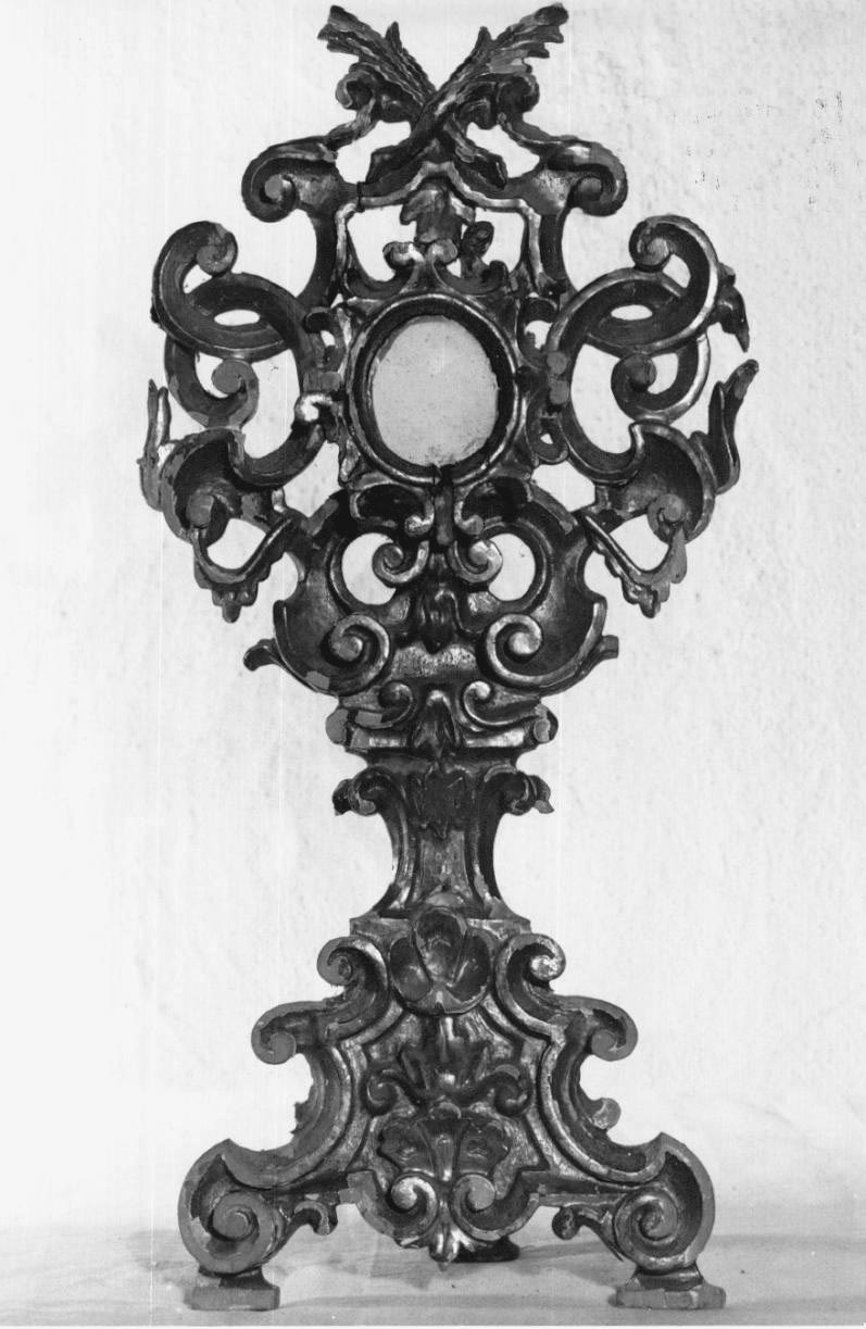 reliquiario - a ostensorio - ambito parmense (sec. XVIII)