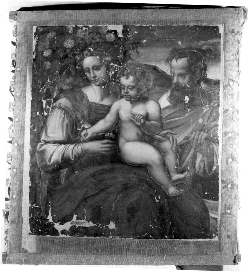 Sacra Famiglia (dipinto) - ambito lombardo (sec. XVI)