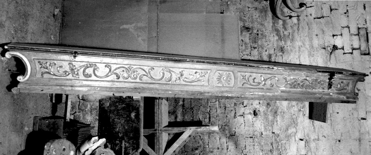 gradino d'altare - ambito parmense (ultimo quarto sec. XVIII)