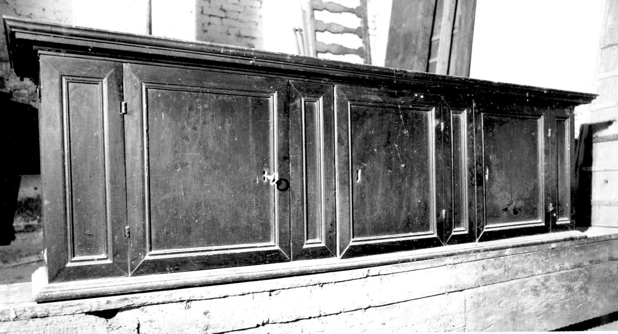 mobile da sacrestia - ambito parmense (sec. XIX)