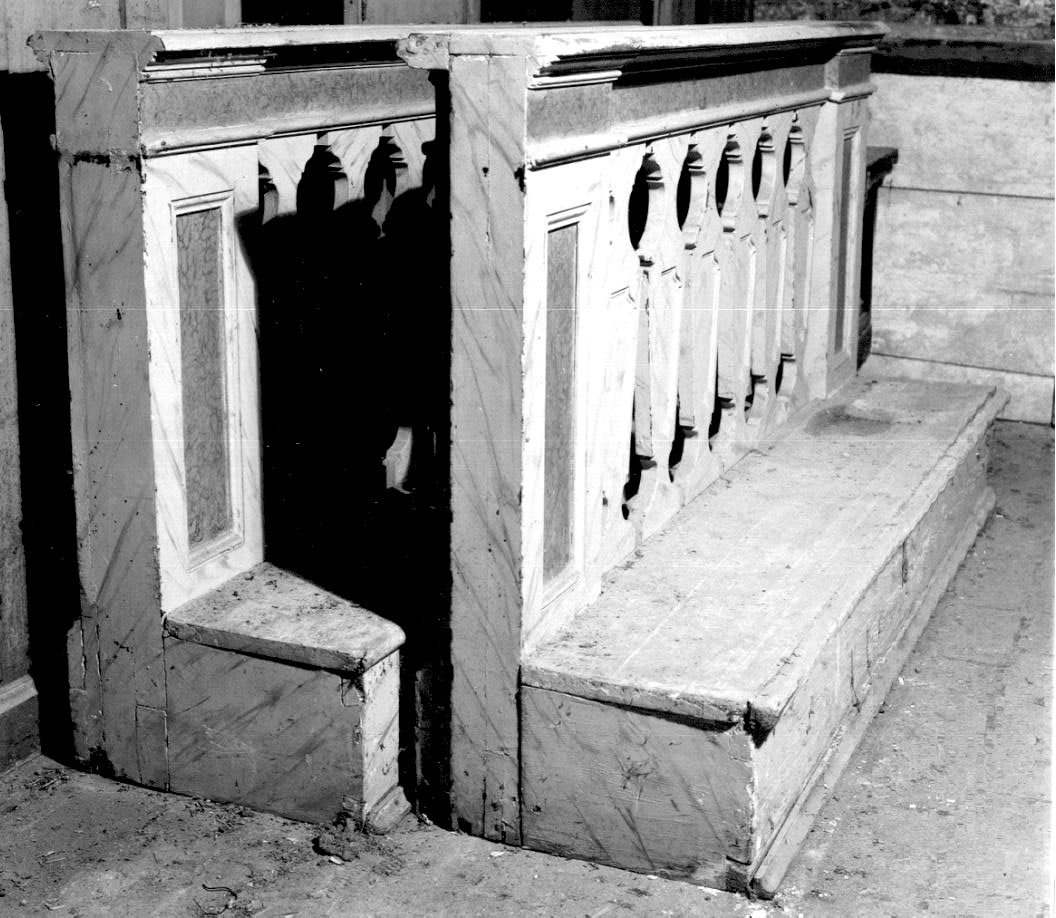 balaustrata, serie - ambito parmense (sec. XIX)