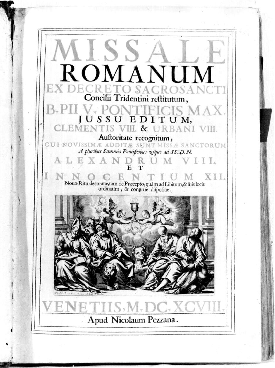 coperta di libro liturgico - ambito veneziano (sec. XVII)