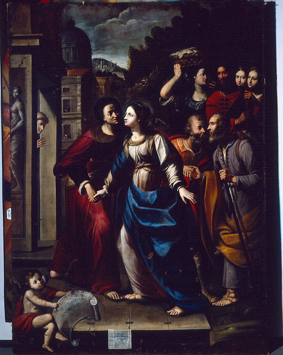 visitazione (dipinto) di Pesci Ludovico (sec. XVII)