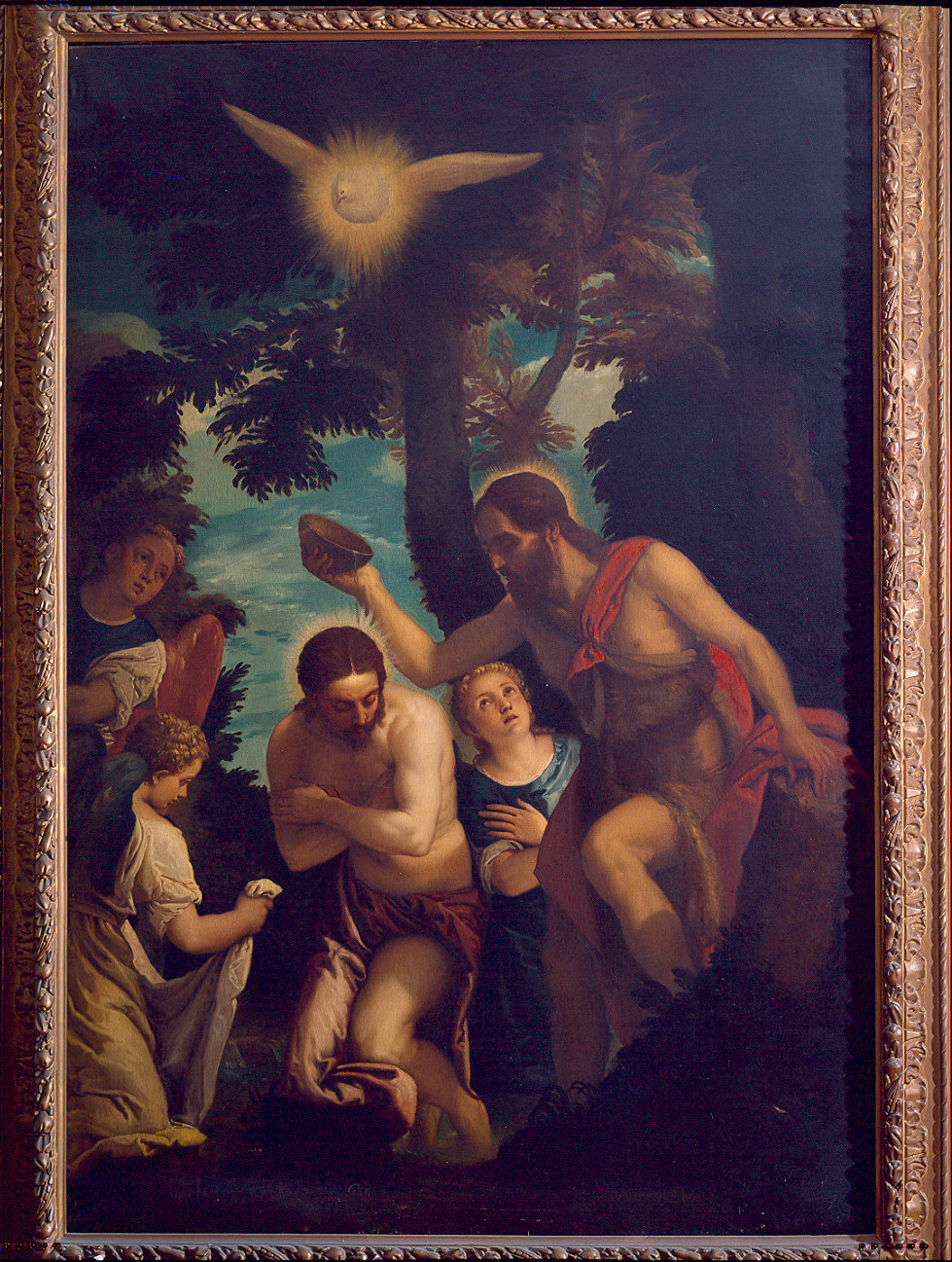 battesimo di Cristo (dipinto) di Barilli Cecrope (sec. XIX)