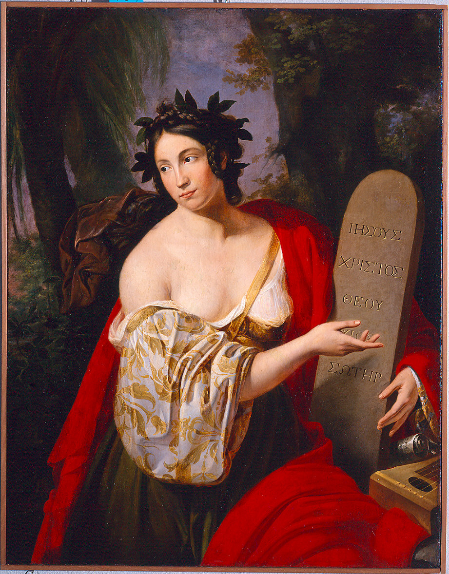 Sibilla Cumana (dipinto) di Viglioli Giocondo (sec. XIX)