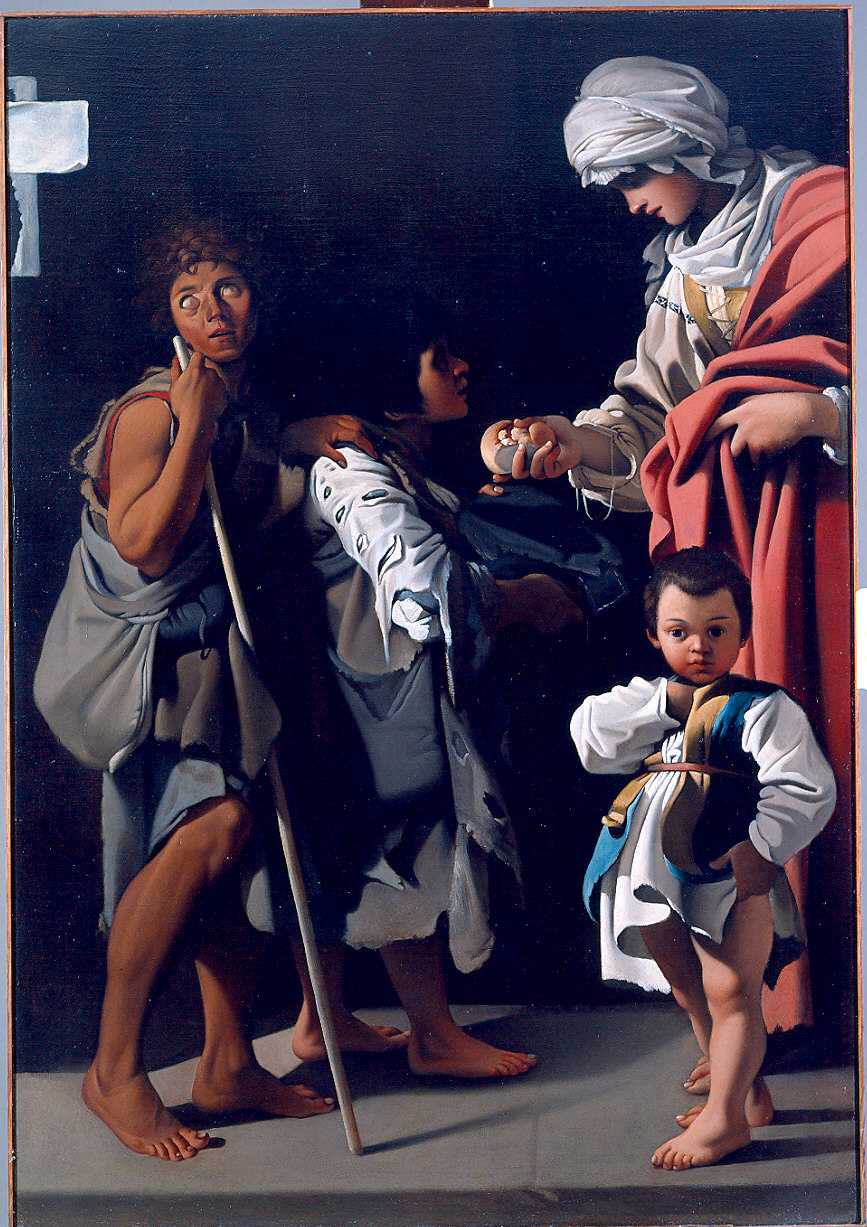 Carità (dipinto) - ambito parmense (prima metà sec. XVIII)