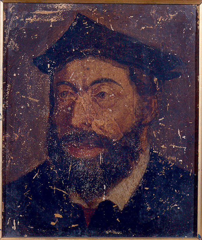 ritratto di prelato (dipinto) - ambito emiliano (sec. XVI)