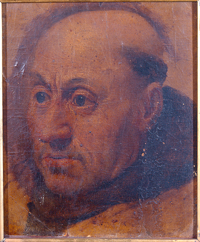 ritratto di monaco (dipinto) - ambito emiliano (prima metà sec. XVII)