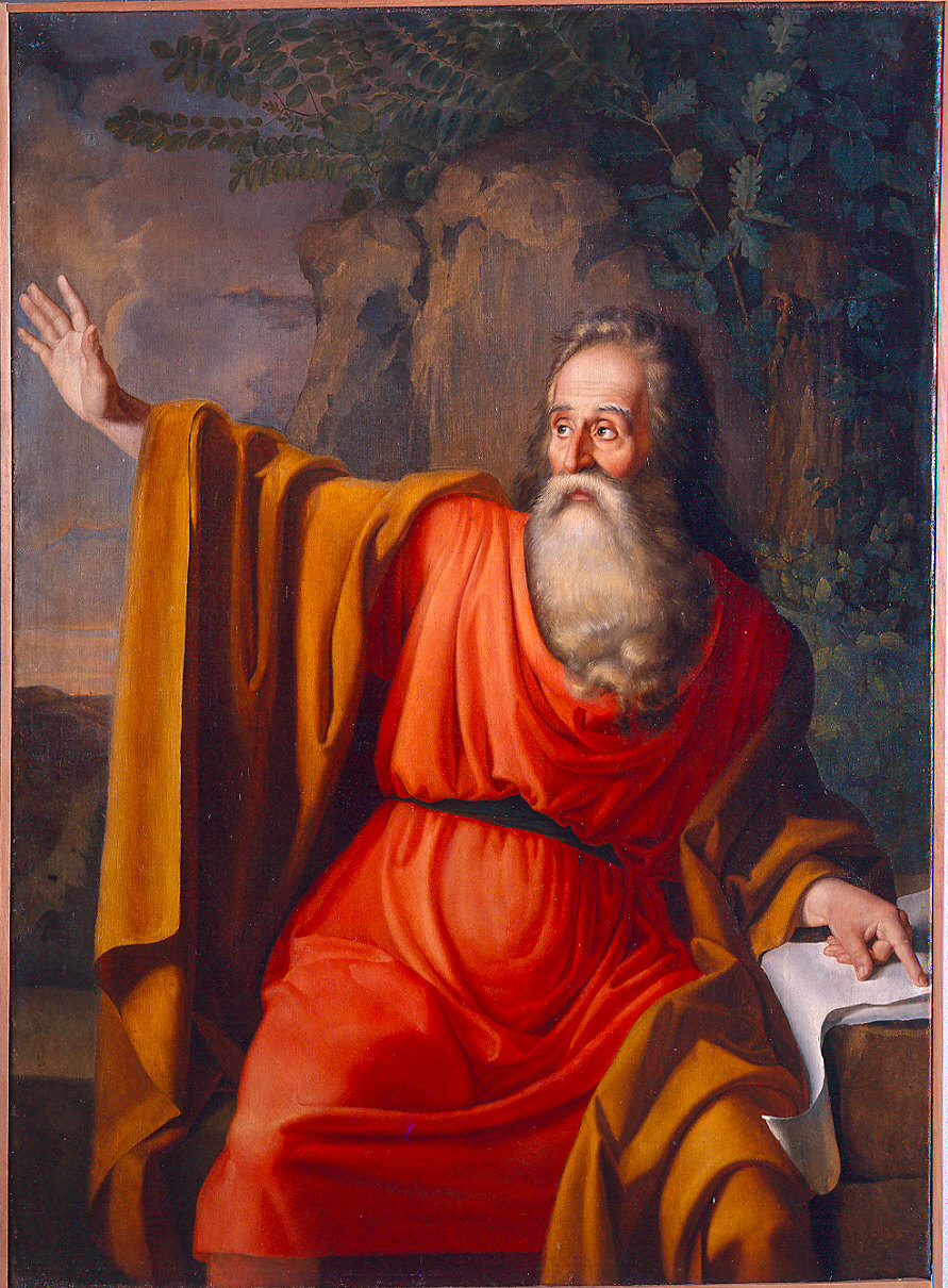 profeta Ezechiale (dipinto) di Campana Stanislao (sec. XIX)