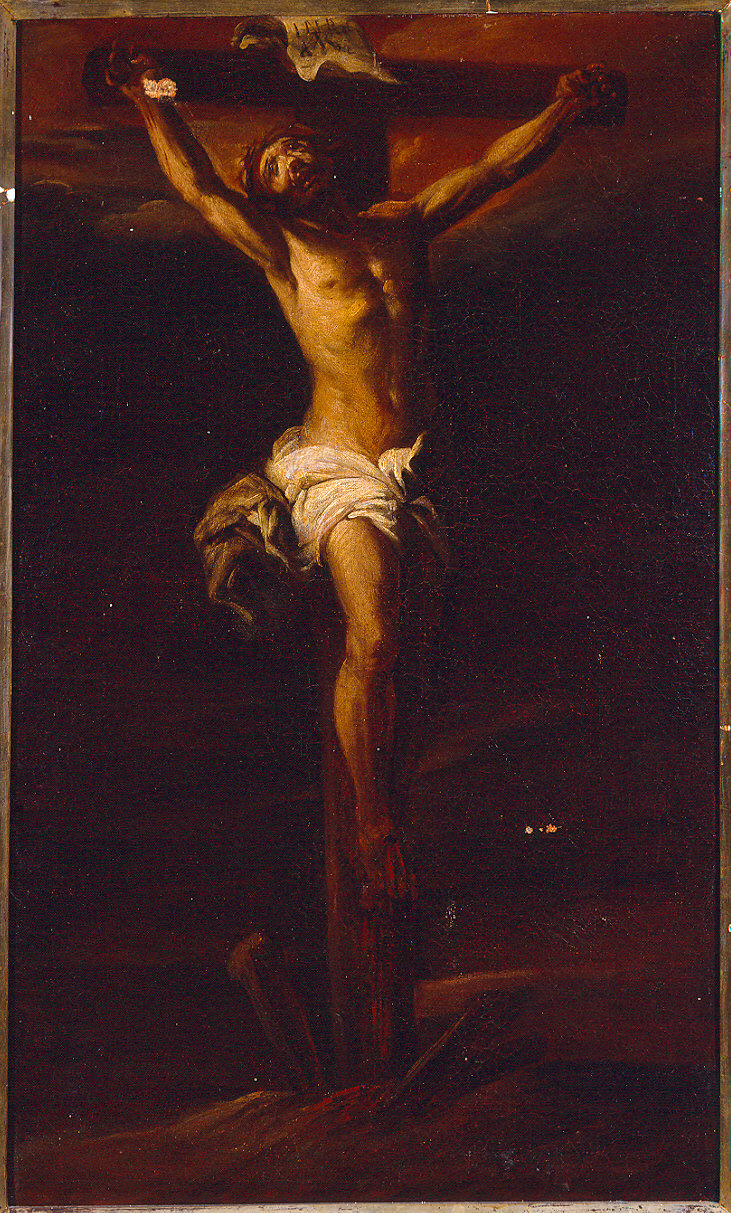 Cristo crocifisso (dipinto) - ambito emiliano (fine sec. XVI)