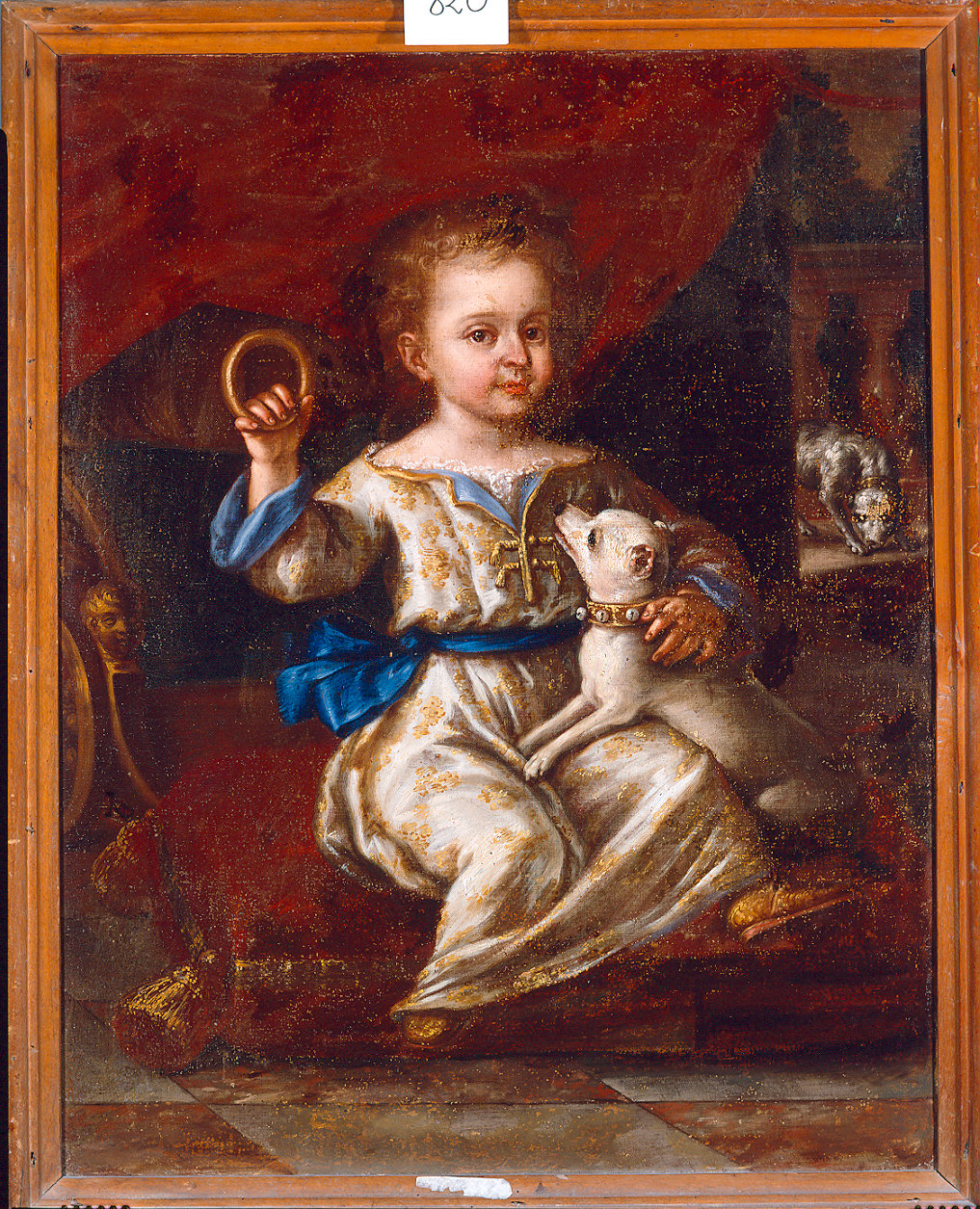 ritratto di fanciulla (dipinto) di Ferramonti Lorenzo (attribuito) (fine sec. XVII)