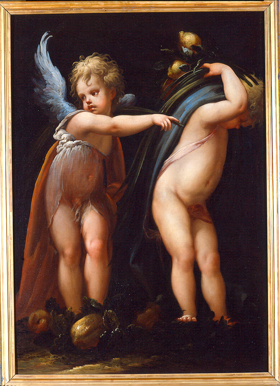 favola di Diana e Atteone (dipinto, elemento d'insieme) di Boselli Felice (sec. XVIII)