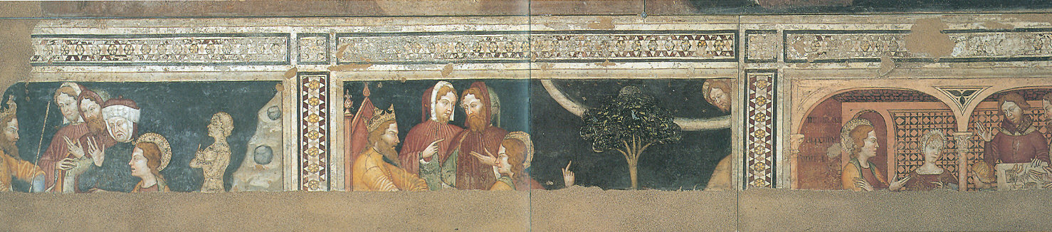 episodi della vita di Daniele (dipinto, frammento) di Maestro di Santa Caterina (ultimo quarto sec. XIV)