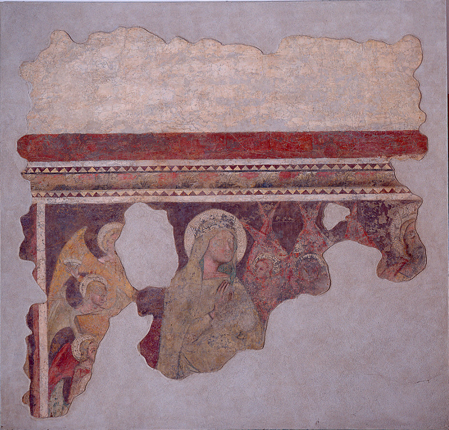 paradiso (?) (dipinto, frammento) di Bartolomeo da Reggio, Jacopino da Reggio (sec. XIV)