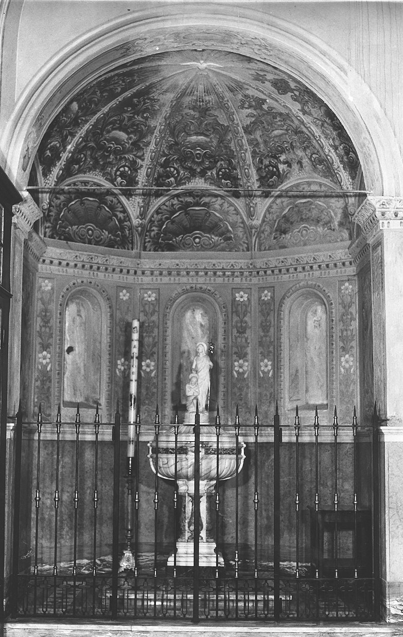 cancellata del fonte battesimale - ambito parmense (prima metà sec. XX)